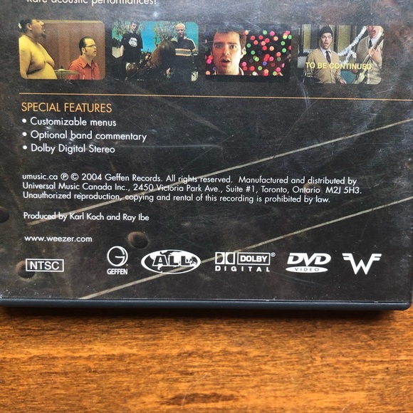 WEEZER MUSIC VIDEO DVD - Picture 4 of 13